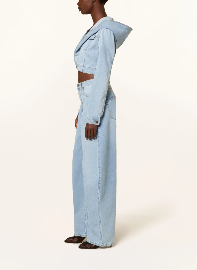 ALAÏA Cropped-Jeansjacke