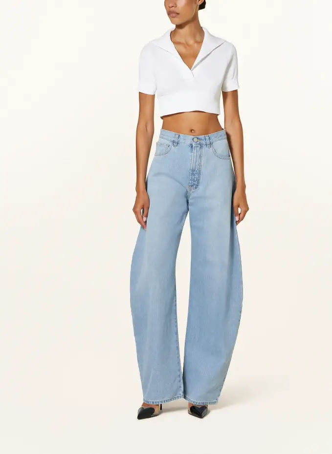 ALAÏA Cropped-Strickshirt