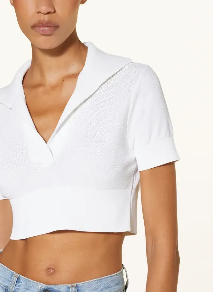 ALAÏA Cropped-Strickshirt