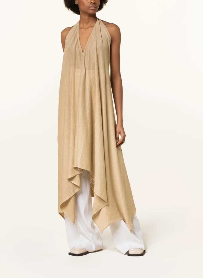 ALANUi Strickkleid GET LOST Aus Leinen