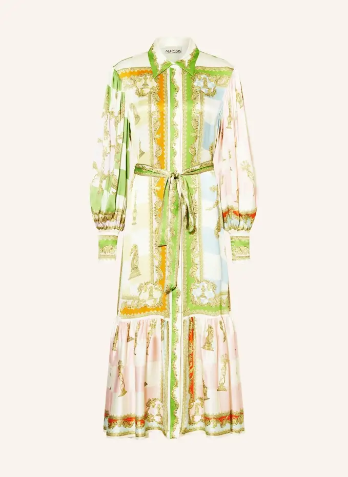ALÉMAIS Hemdblusenkleid Aus Seide