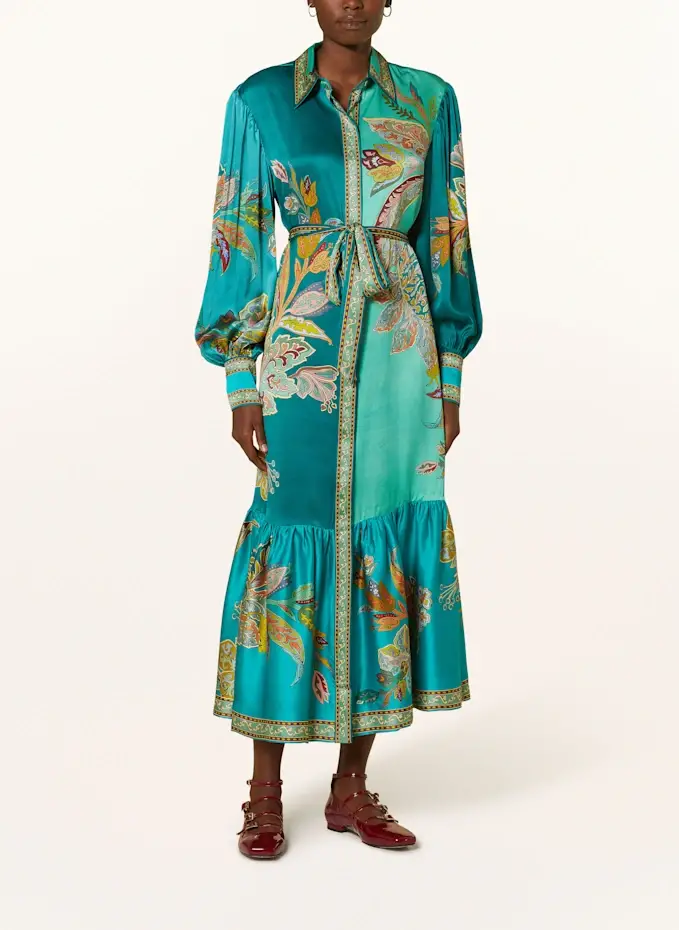 ALÉMAIS Hemdblusenkleid FRANCA Aus Seide