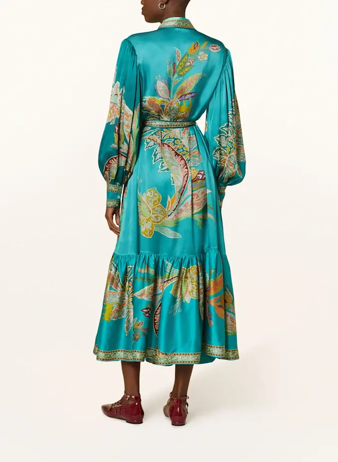 ALÉMAIS Hemdblusenkleid FRANCA Aus Seide