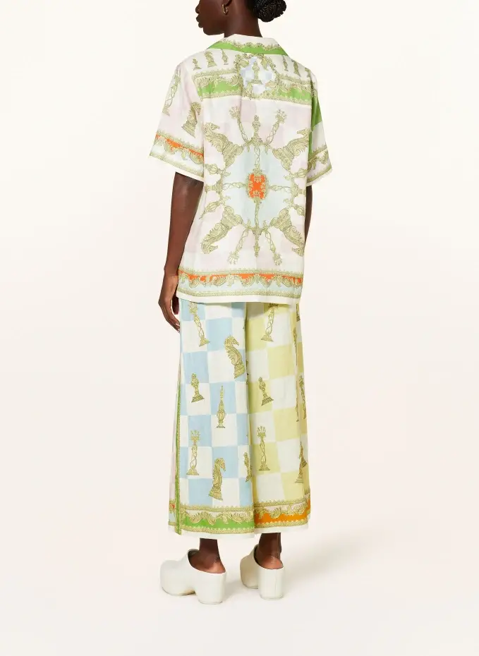 ALÉMAIS Leinenbluse CHECKMATE