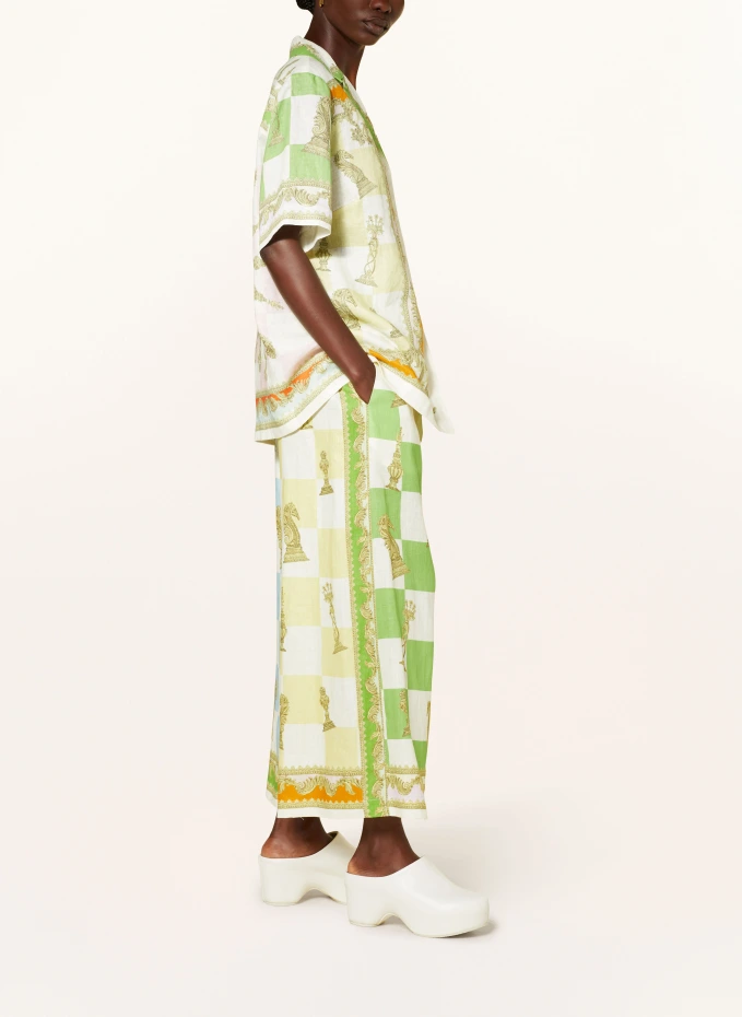 ALÉMAIS Leinenhose CHECKMATE