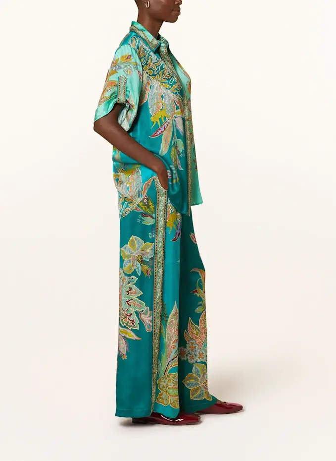 ALÉMAIS Marlenehose FRANCA Aus Seide