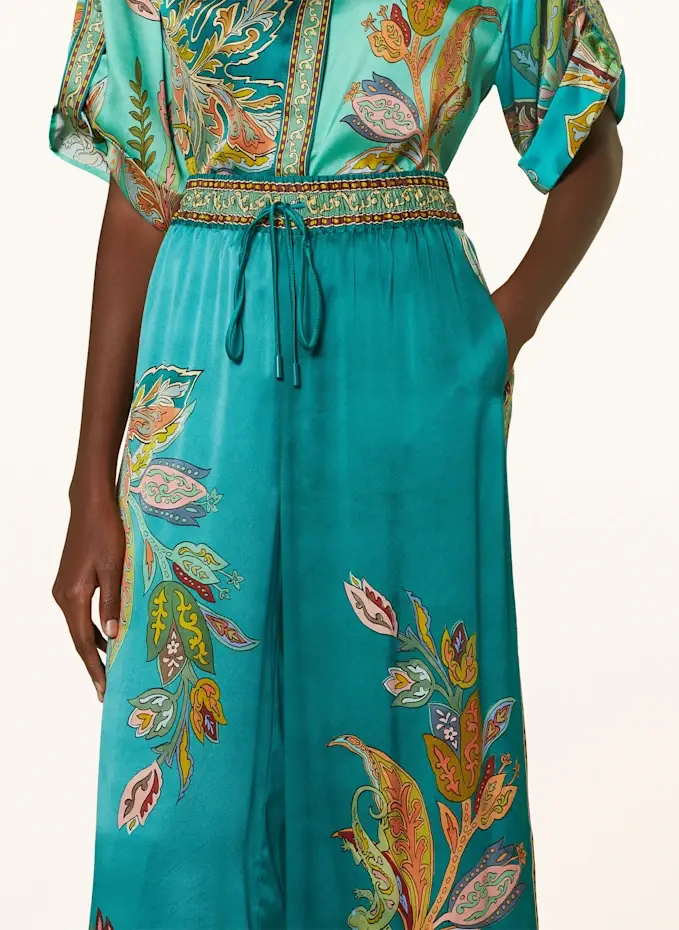 ALÉMAIS Marlenehose FRANCA Aus Seide