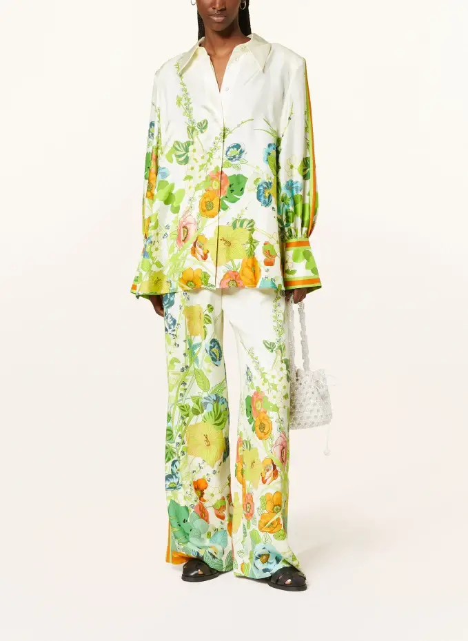 ALÉMAIS Seidenbluse CONSTANCE Mit Cut-out