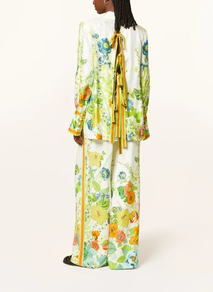 ALÉMAIS Seidenbluse CONSTANCE Mit Cut-out