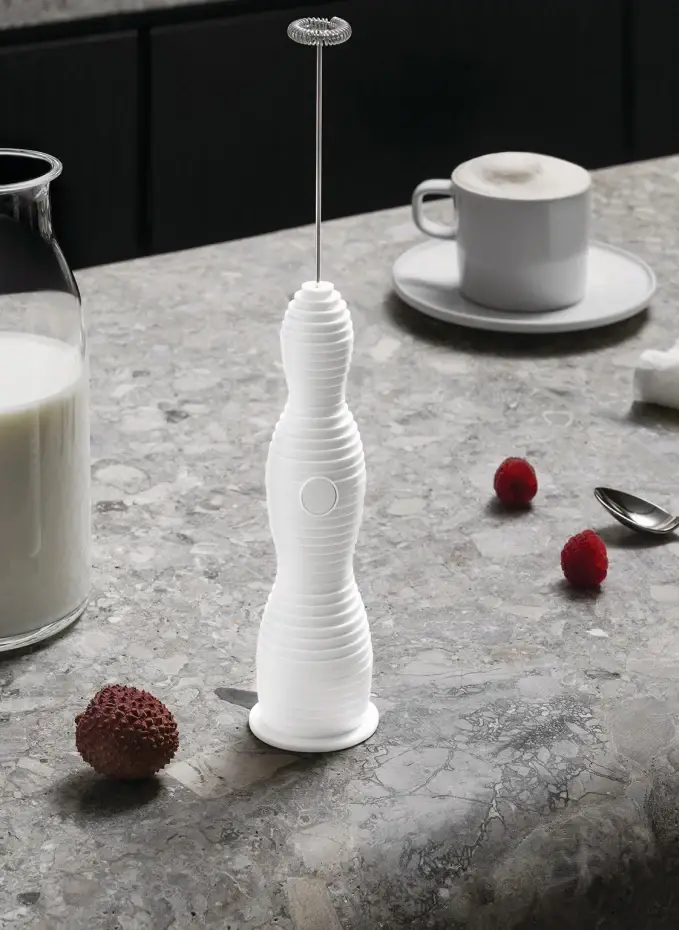 ALESSI Milchaufschäumer PULCINA