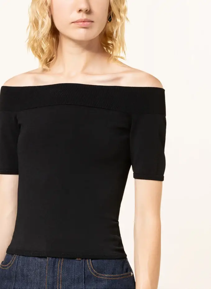 Alexander McQUEEN Off-Shoulder-Shirt