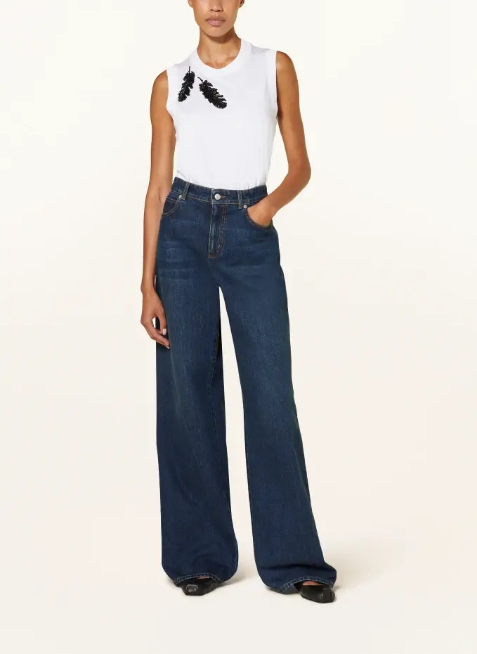 Alexander McQUEEN Top Mit Schmucksteinen