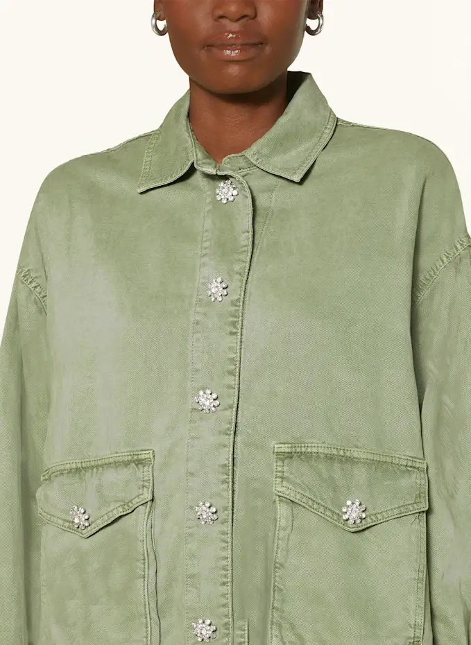 ALLSAINTS Jeansjacke HETTIE Mit Schmucksteinen