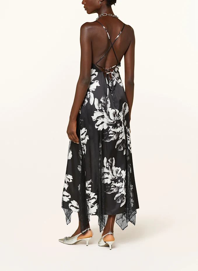 ALLSAINTS Satinkleid JASMINE Mit Spitze