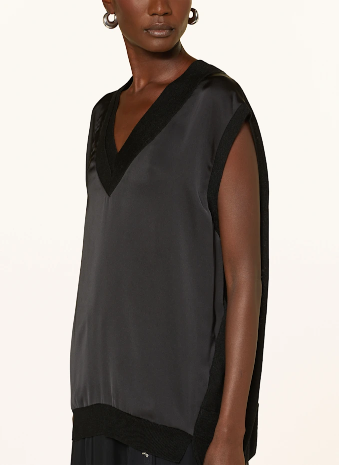 ALLSAINTS Top BERN Im Materialmix