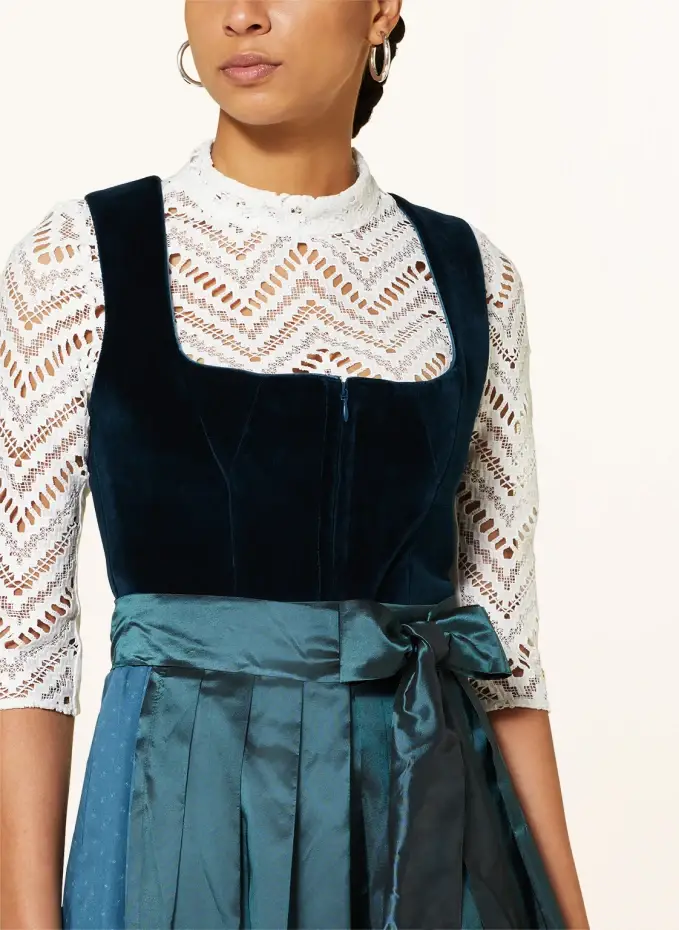 AlpenHERZ Dirndbluse BELLA Aus Spitze Mit 3/4-Arm