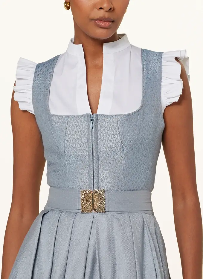 AlpenHERZ Dirndlbluse HELLIN Mit Rüschen