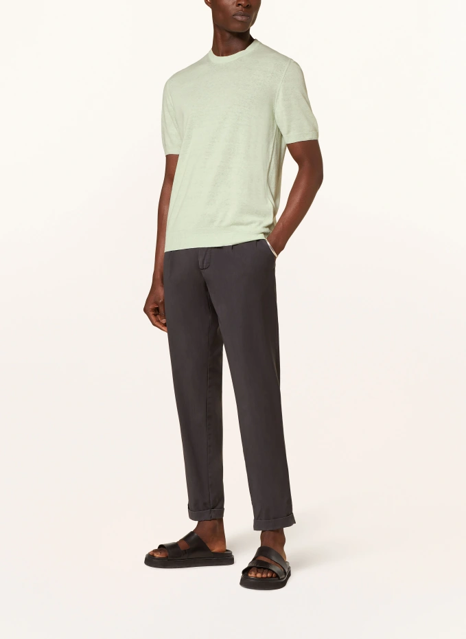 Altea Strickshirt Mit Leinen