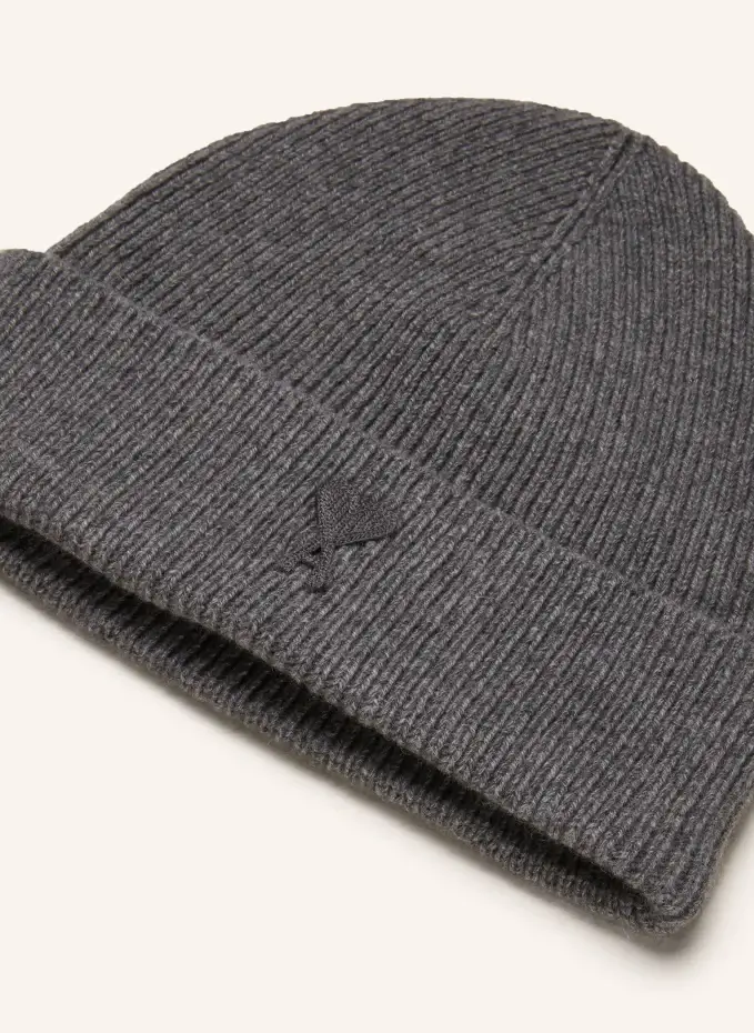 AMI PARIS Cashmere-Mütze
