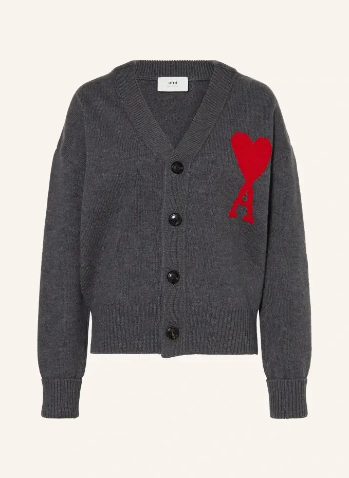 AMI PARIS Oversized-Strickjacke