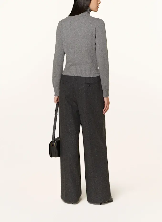 AMI PARIS Rollkragenpullover Aus Cashmere