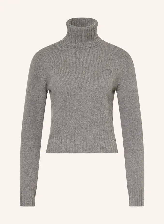 AMI PARIS Rollkragenpullover aus Cashmere