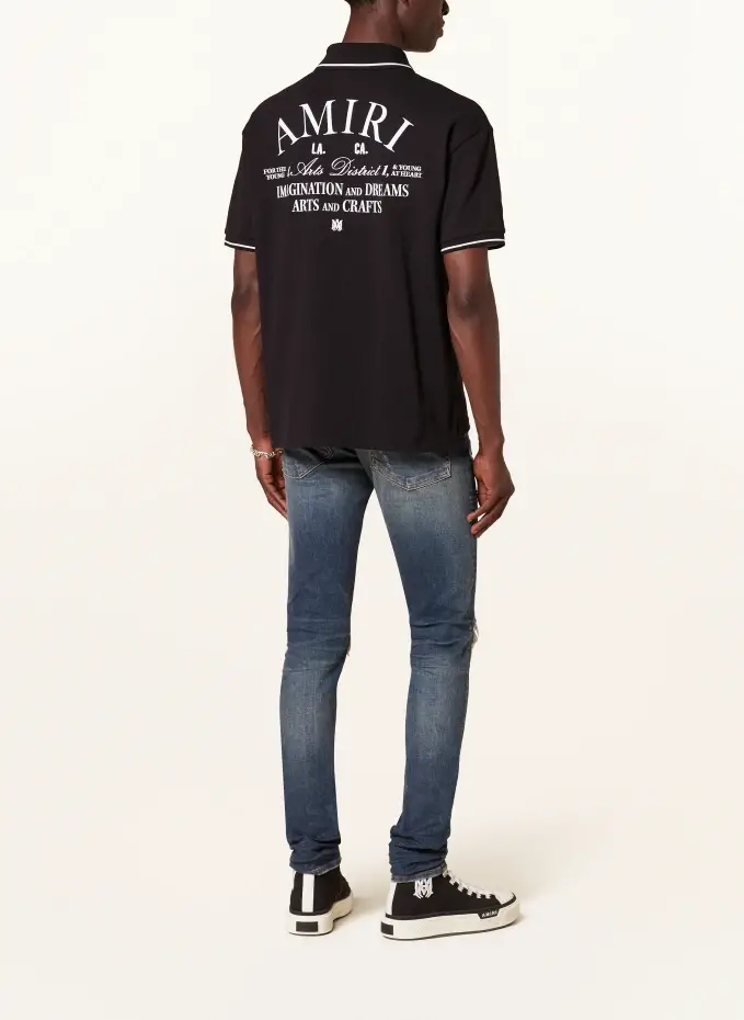 AMIRI Piqué-Poloshirt