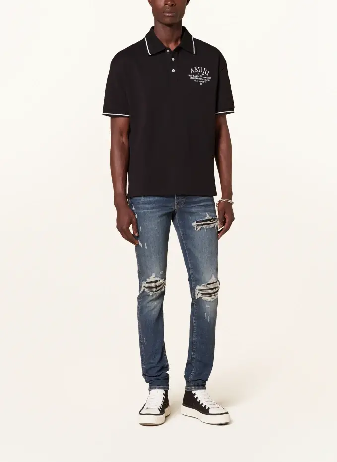 AMIRI Piqué-Poloshirt