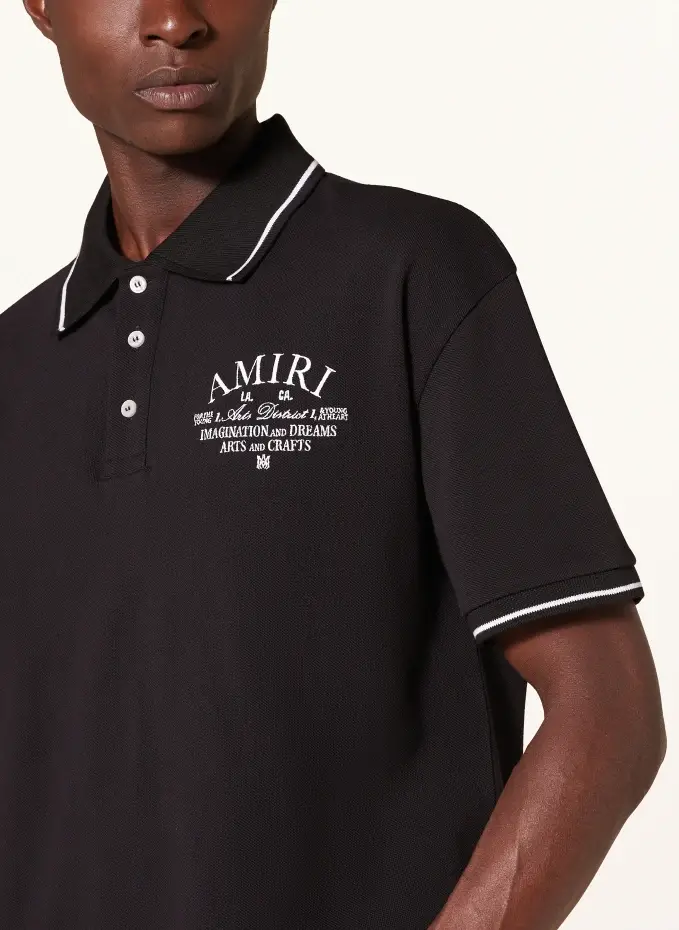 AMIRI Piqué-Poloshirt
