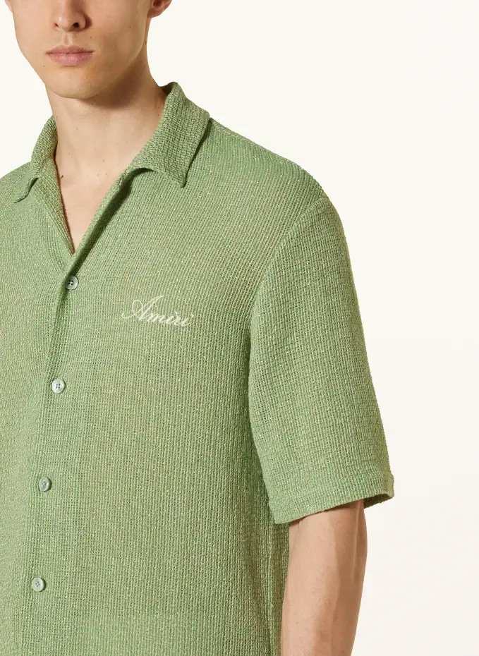 AMIRI Strickhemd Regular Fit Mit Glitzergarn