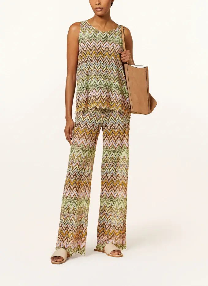 Ana Alcazar Stricktop Mit Glitzergarn