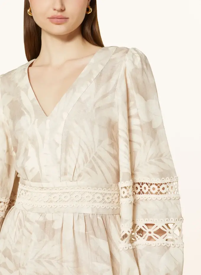 ANGOOR Leinenkleid Mit Spitze