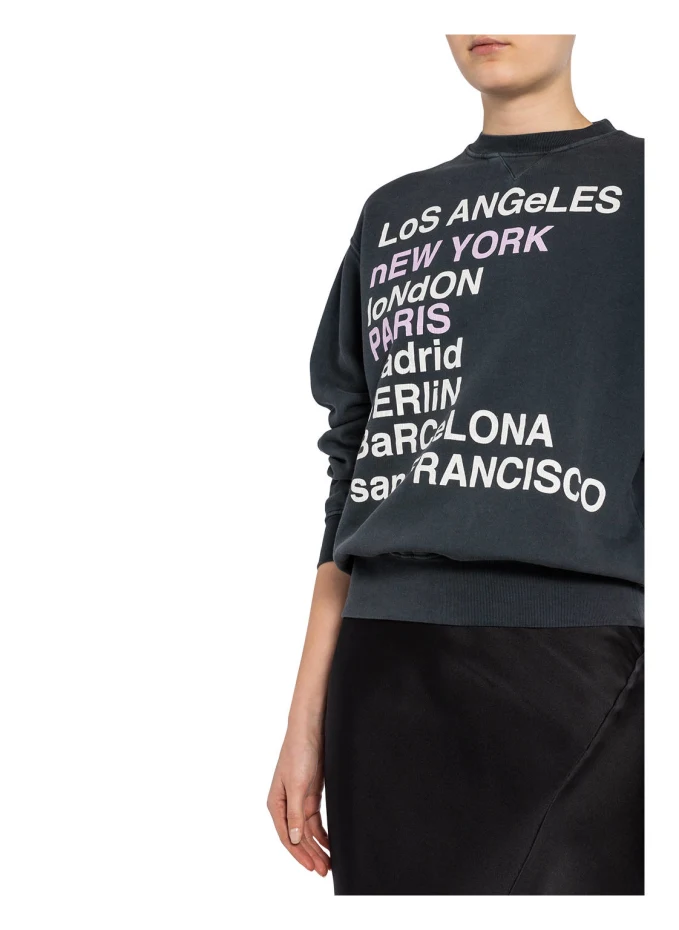 ANINE BING Oversized-Sweatshirt CITY LOVE