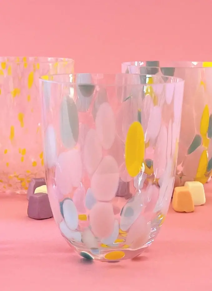 ANNA VON LIPA 6er-Set Trinkgläser BIG CONFETTI