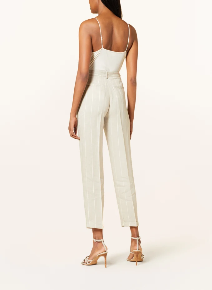 ANTONELLI Firenze Leinenhose Mit Glitzergarn