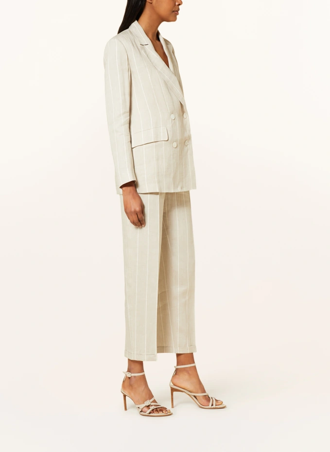 ANTONELLI Firenze Leinenhose Mit Glitzergarn