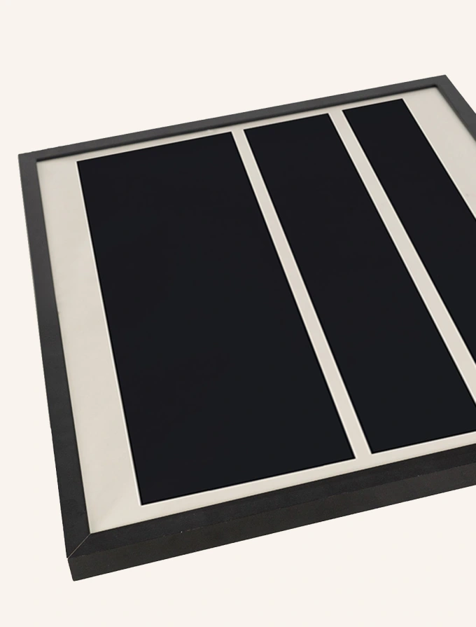 ANY IMAGE Wandbild FEINE LINIEN Mit Rahmen