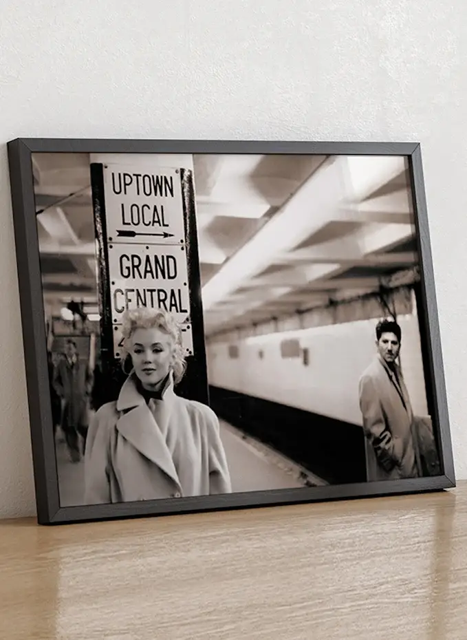 ANY IMAGE Wandbild MARILYN MONROE Mit Rahmen