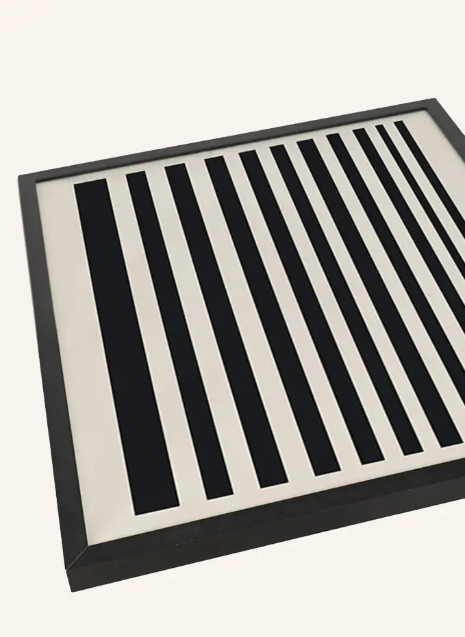 ANY IMAGE Wandbild PARALLELE LINIEN Mit Rahmen