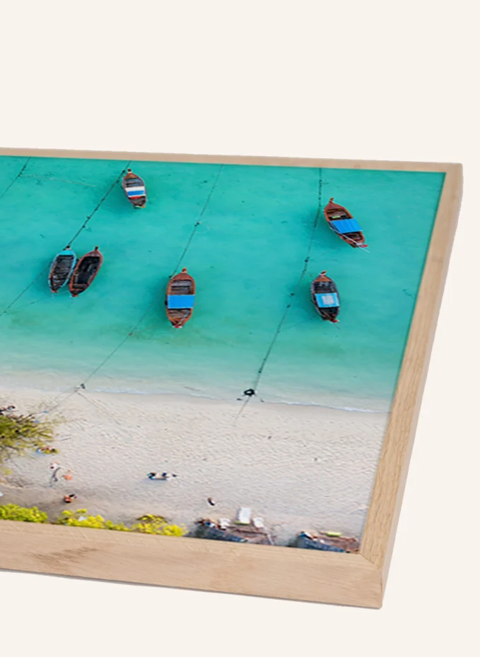 ANY IMAGE Wandbild STRAND & INSEL Mit Rahmen