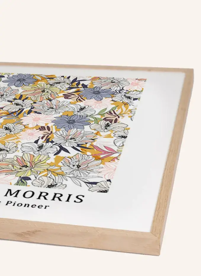 ANY IMAGE Wandbild WILLIAM MORRIS Mit Rahmen