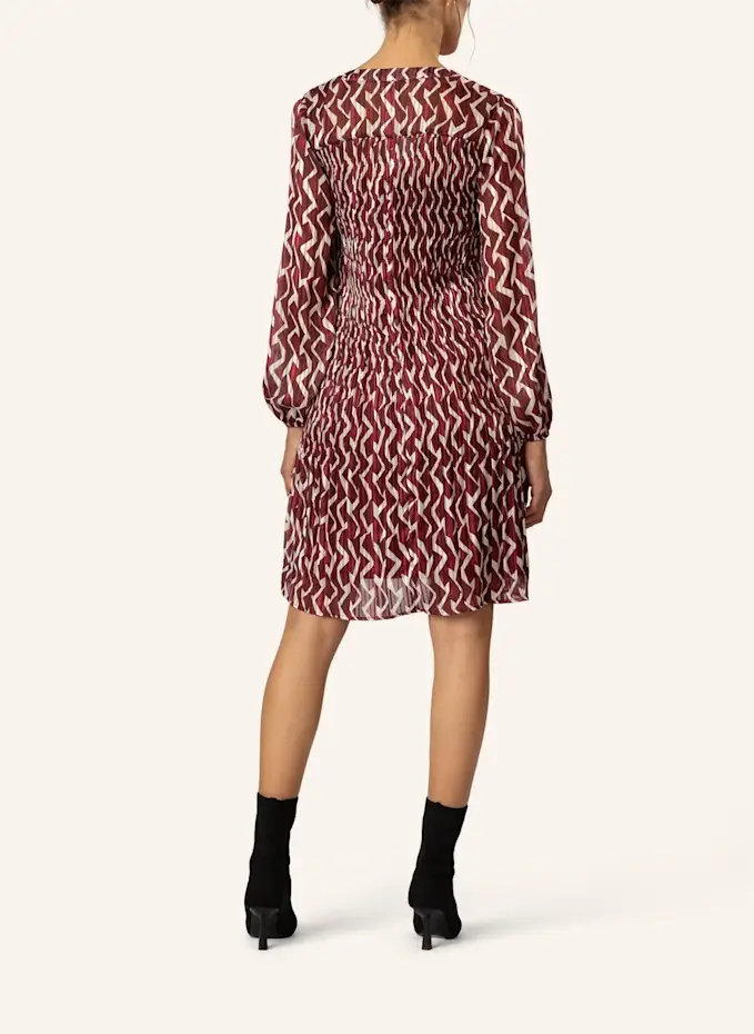 APART Bedrucktes Plisseekleid