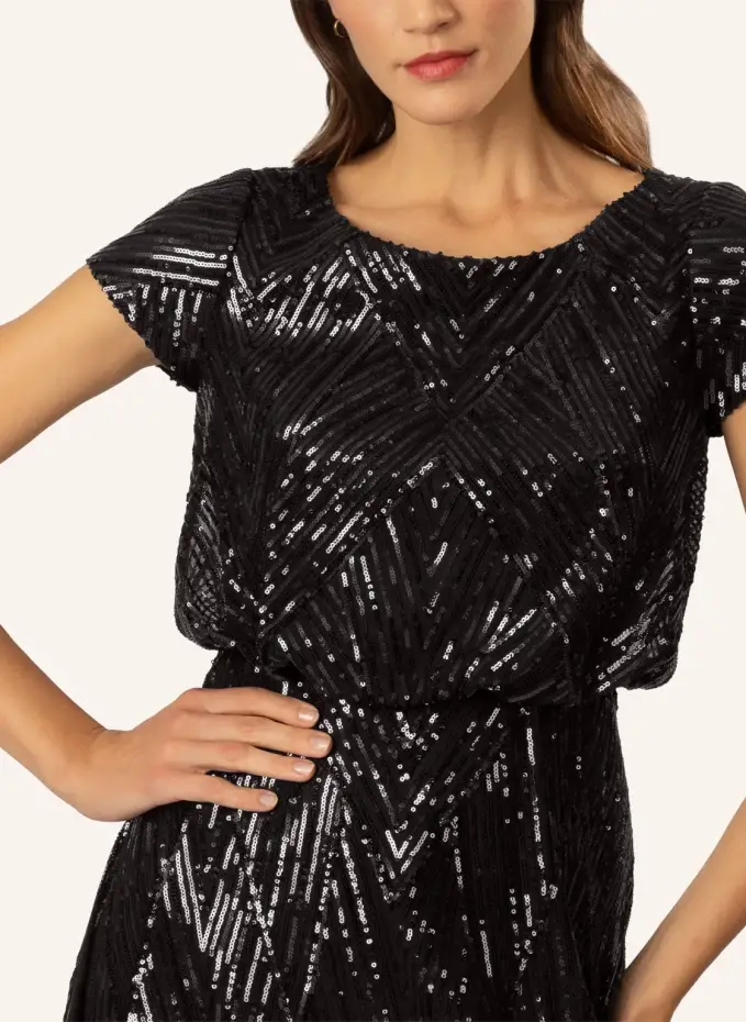 APART Pailletten Besticktes Cocktailkleid