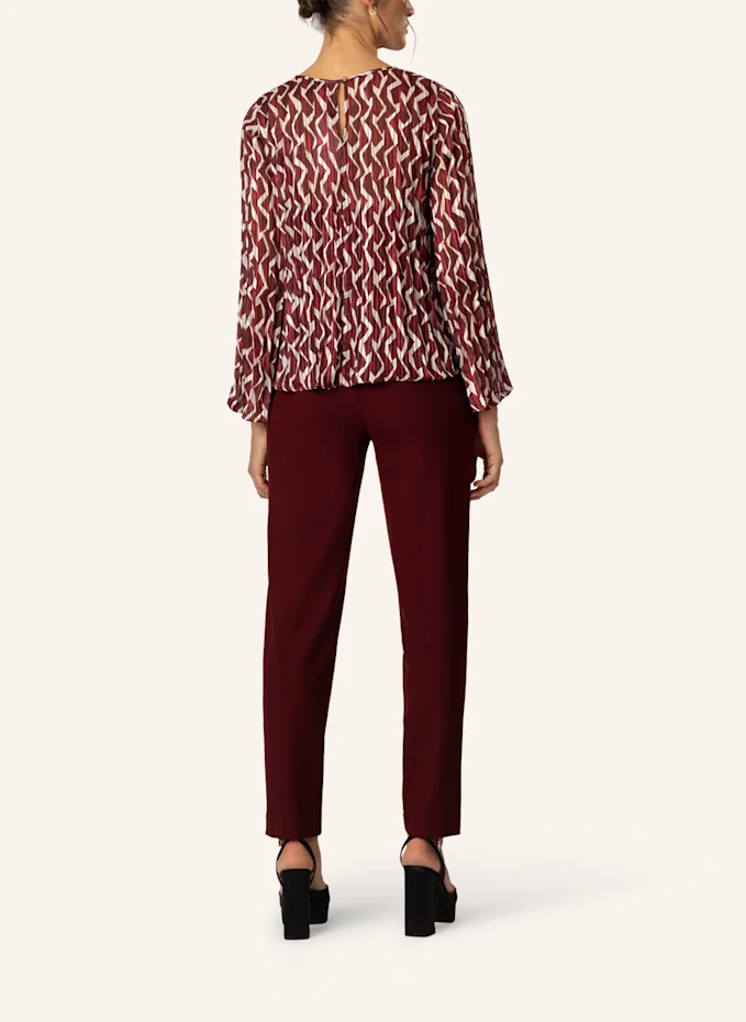 APART Plissierte Druckbluse