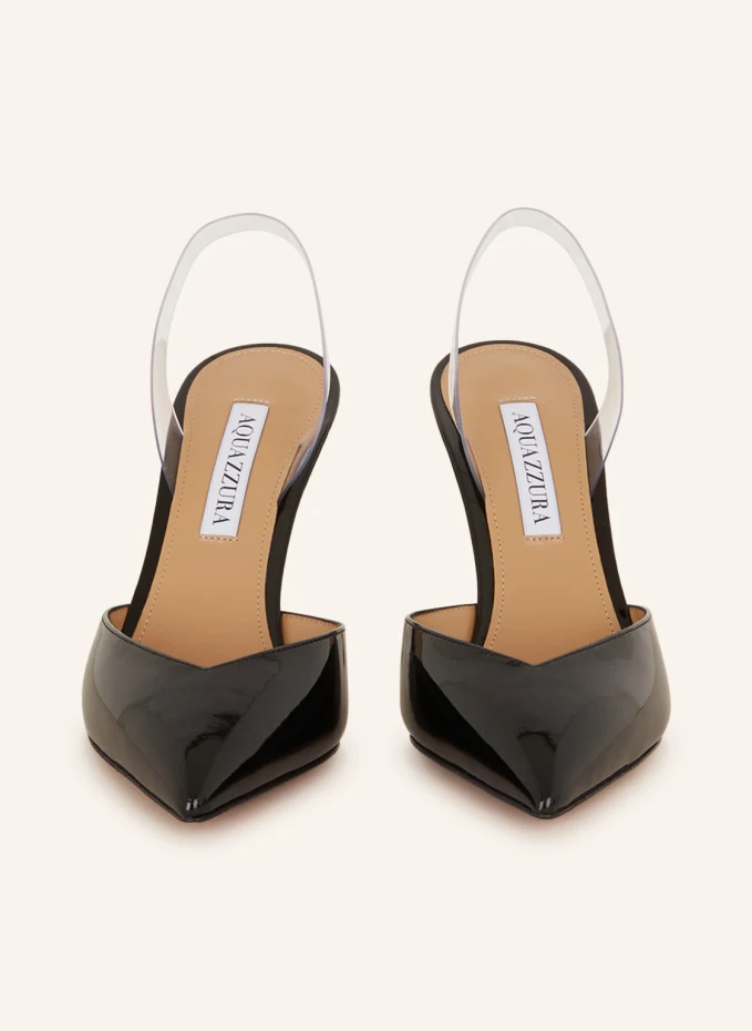 AQUAZZURA Slingpumps V PLEXI SLING 85
