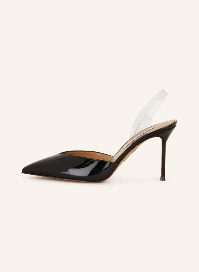 AQUAZZURA Slingpumps V PLEXI SLING 85