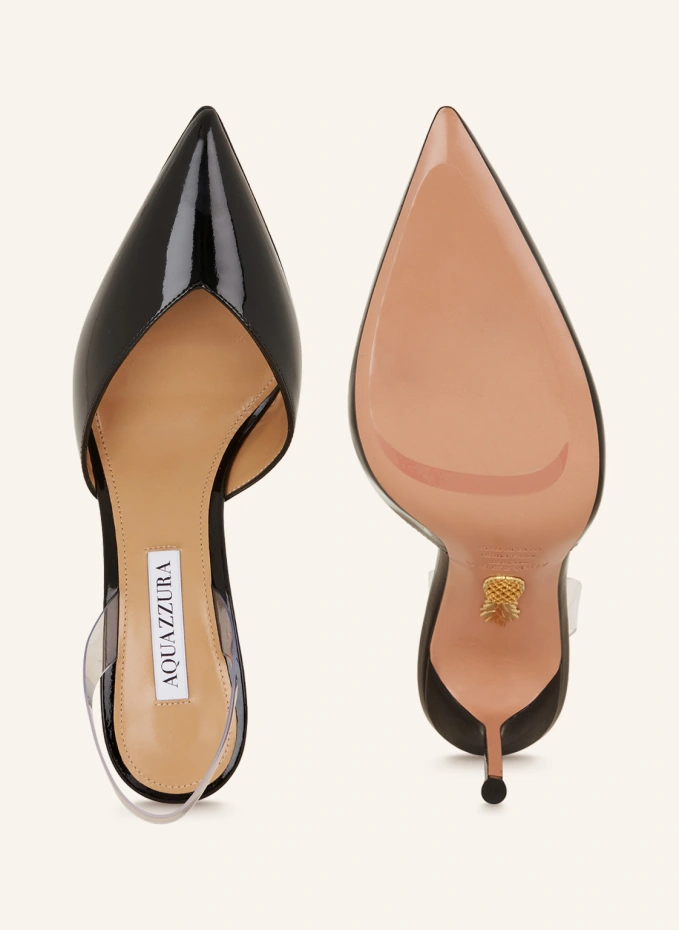AQUAZZURA Slingpumps V PLEXI SLING 85