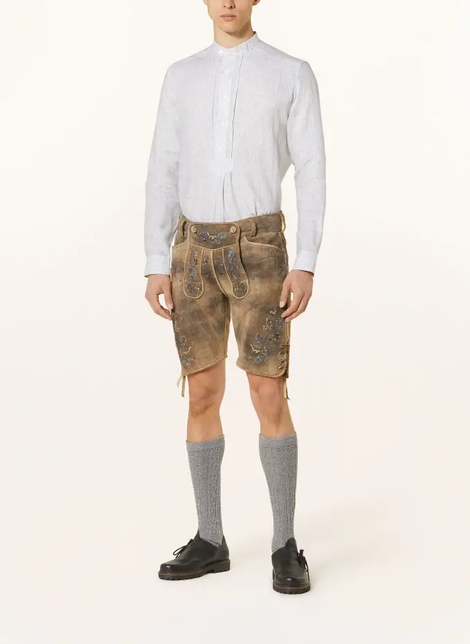 Arido Trachtenhemd PFOAD Comfort Fit Aus Leinen