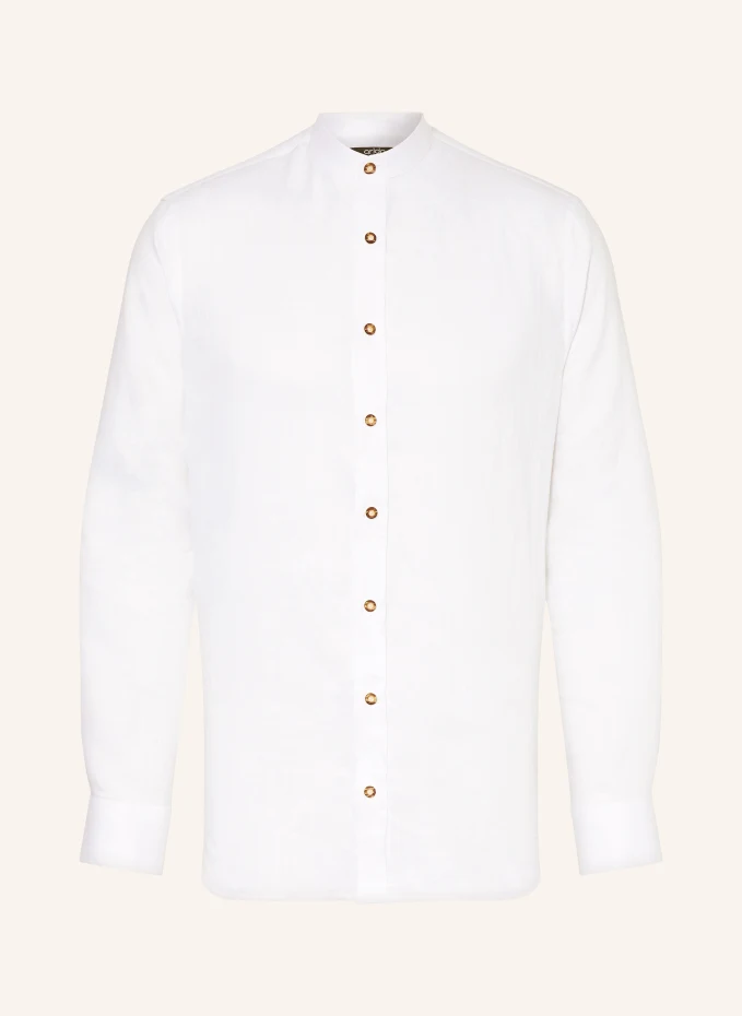 Arido Trachtenhemd Regular Fit Aus Leinen