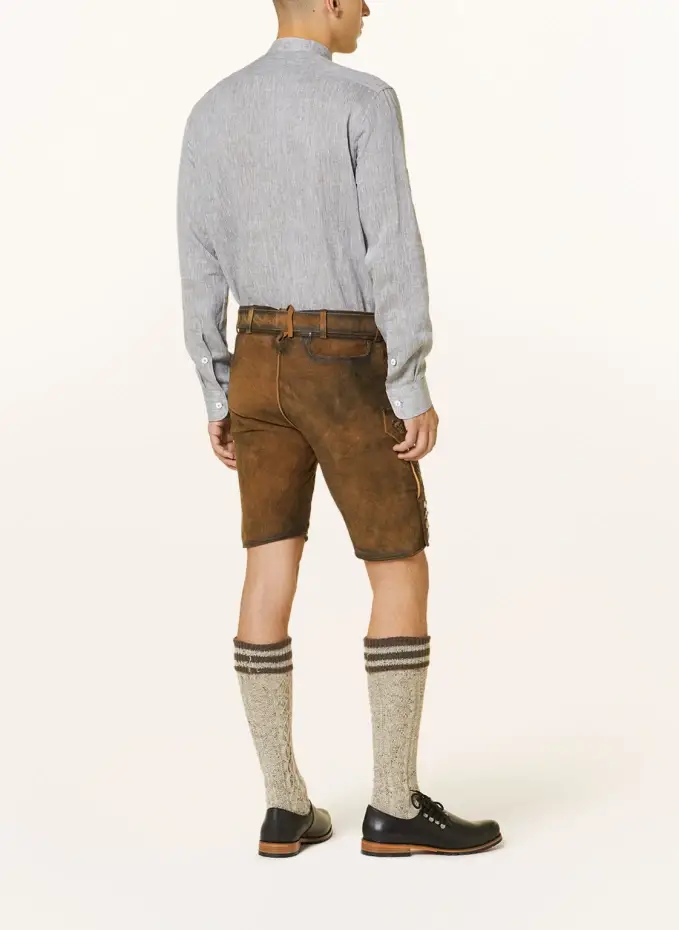 Arido Trachtenhemd Regular Fit Mit Stehkragen